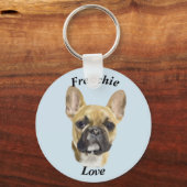 Bulldog Welpe Schlüsselanhänger (Vorderseite)