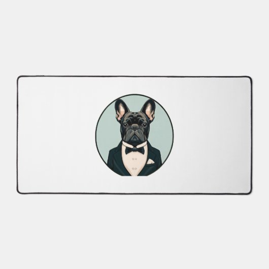 Bulldog Welpe Schreibtischunterlage (Vorderseite)
