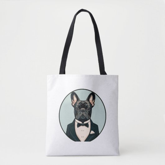 Bulldog Welpe Tasche (Vorderseite)