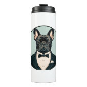 Bulldog Welpe Thermosbecher (Vorderseite)