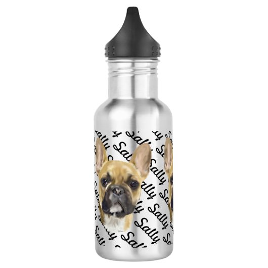 Bulldog Welpe Trinkflasche (Links)