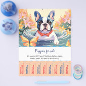Bulldog Welpen Flyer (Einzeln)