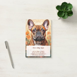 Bulldog-Welpen zu verkaufen Post-it Klebezettel