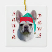 Bulldog (wht) keramikornament (Vorderseite)