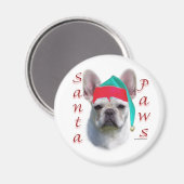Bulldog (wht) magnet (Vorderseite/Rückseite)
