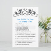 Bulldog Wie gut kennen Sie das Baby-Duschspiel? (Stehend Vorderseite)