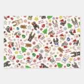 Bulldog-Wrapping Paper - Weihnachtskekse Geschenkpapier Set (Vorderseite 3)