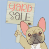 Bulldog Yard Sale Vinyl Sticker (Vorderseite)