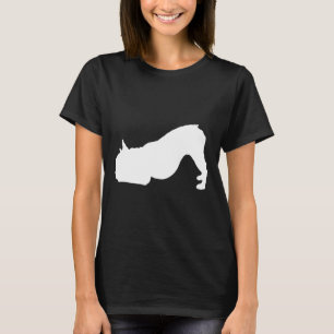 Bulldog Yoga Downward Dog T-Shirt