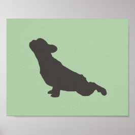 Bulldog-Yoga-Pose Poster