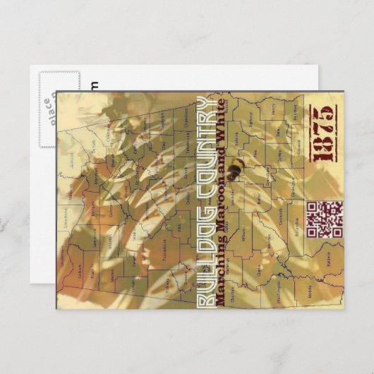BulldogCountry Postkarte (Vorne/Hinten)