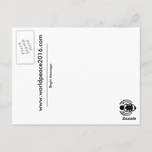 BulldogCountry Postkarte (Rückseite)