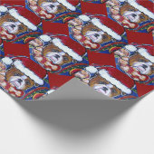 Bulldoge Geschenkpapier (Ecke)