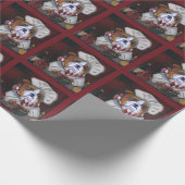 Bulldoge geschenkpapier (Ecke)