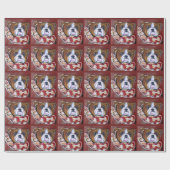 Bulldoge Geschenkpapier (Flach)
