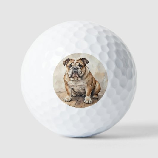 Bulldoge Golfball (Vorderseite)