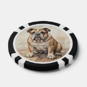 Bulldoge Pokerchips (Einzeln)