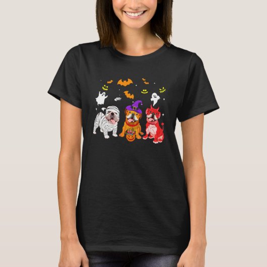 Bulldogge 1 T-Shirt (Vorderseite)