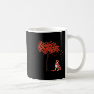 Bulldogge Ahornbaum Thanksgiving Day Süßer Hund He Kaffeetasse