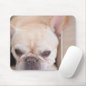Bulldogge auf Sofa Mousepad (Mit Mouse)