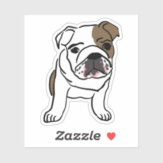 Bulldogge Aufkleber