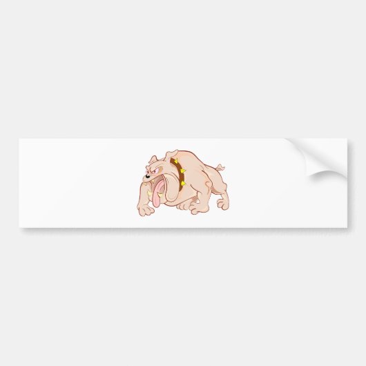 Bulldogge bulldog autoaufkleber (Vorne)
