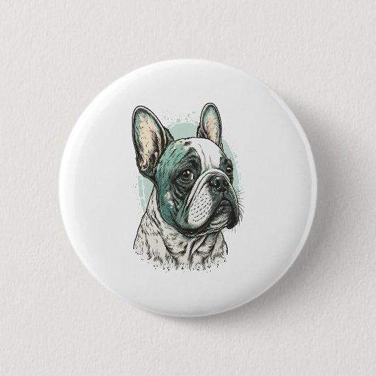 Bulldogge Button (Vorderseite)