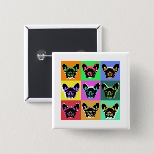 Bulldogge Button (Vorne & Hinten)