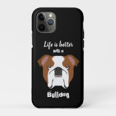 Bulldogge Case-Mate iPhone Hülle (Rückseite)