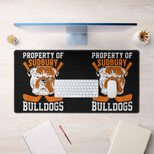 Bulldogge-Eigenschaft von Sudbury Bulldogs Schreibtischunterlage