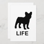 Bulldogge Einladung (Vorne/Hinten)