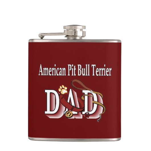 Bulldogge Flachmann (Vorderseite)