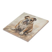 Bulldogge Fliese (Seite)