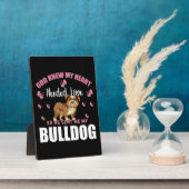 BULLDOGGE FOTOPLATTE (Seite)