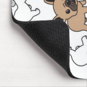 Bulldogge, französisches Zubehör Mousepad (Ecke)