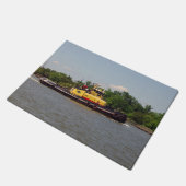 Bulldogge Fußmatte (Schrägansicht)