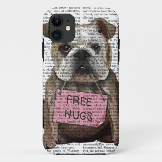 Bulldogge geben Umarmungen frei Case-Mate iPhone Hülle (Rückseite)