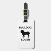 Bulldogge Gepäckanhänger (Vorderseite vertikal)