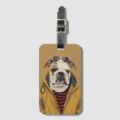 Bulldogge Gepäckanhänger (Vorderseite Vertikal)