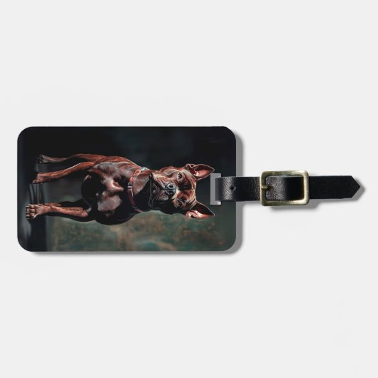 Bulldogge Gepäckanhänger (Vorderseite horizontal)