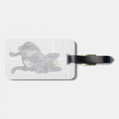 Bulldogge Gepäckanhänger (Rückseite horizontal)