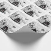 Bulldogge Geschenkpapier (Ecke)