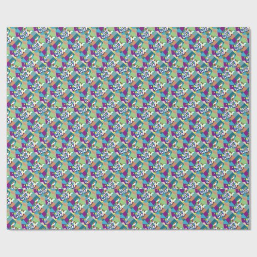 Bulldogge Geschenkpapier (Flach)