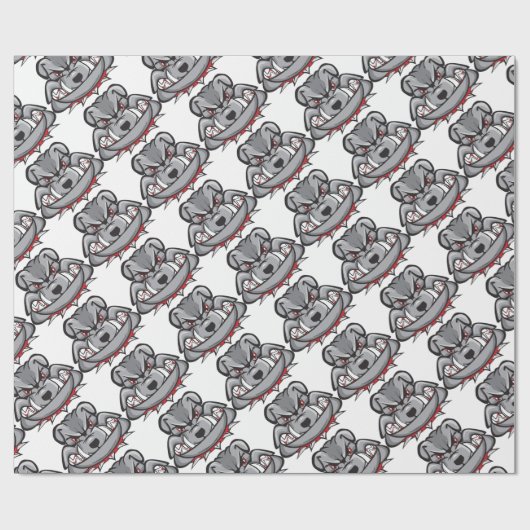 Bulldogge Geschenkpapier (Flach)