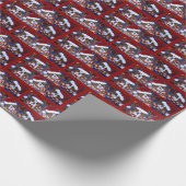 Bulldogge geschenkpapier (Ecke)