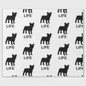 Bulldogge Geschenkpapier (Flach)