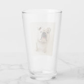 Bulldogge Glas (Rückseite)