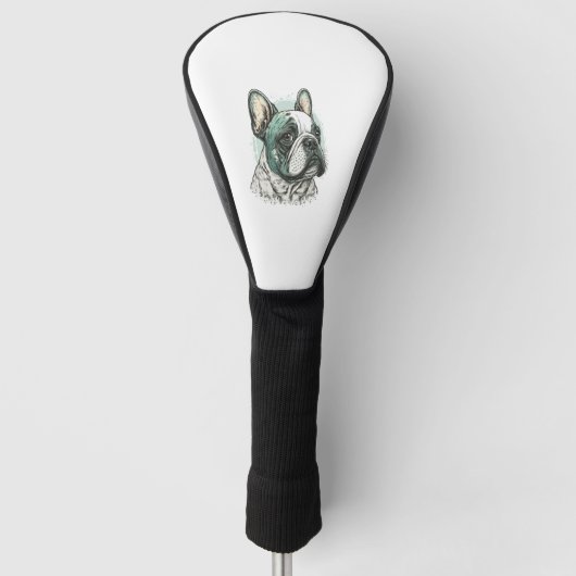 Bulldogge Golf Headcover (Vorderseite)