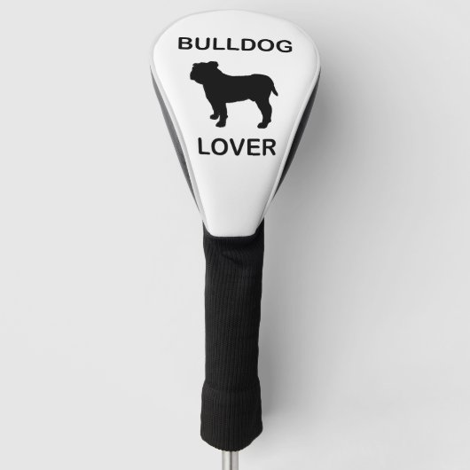 Bulldogge Golf Headcover (Vorderseite)