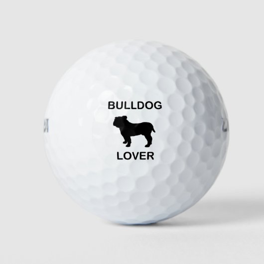 Bulldogge Golfball (Vorderseite)